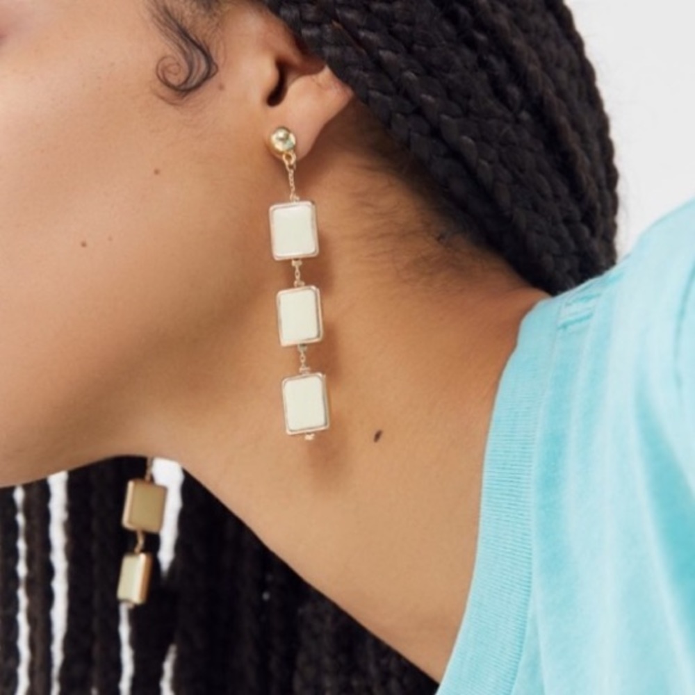 Reese Tile Drop Earrings
